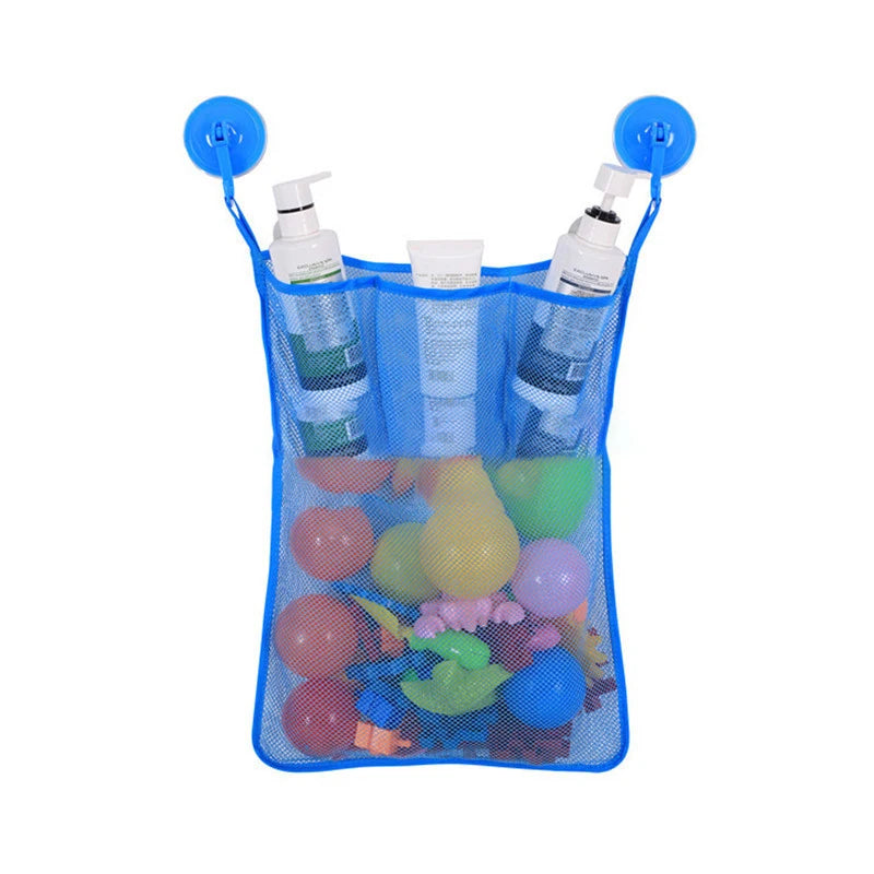 Organizador de Brinquedos c/ Ventosa | Bolsa de Rede