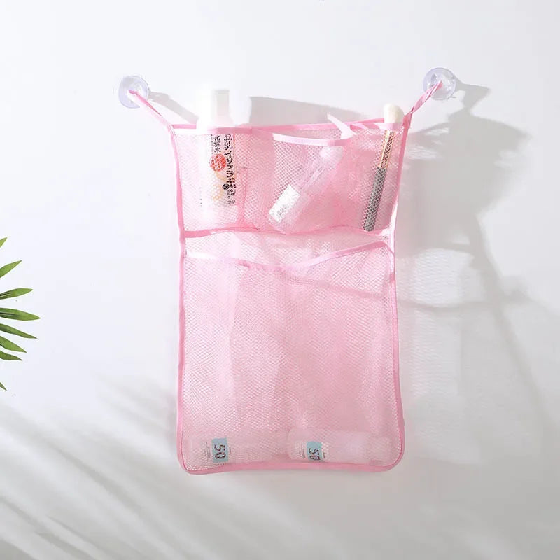 Organizador de Brinquedos c/ Ventosa | Bolsa de Rede