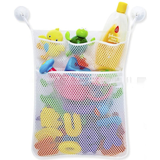 Organizador de Brinquedos c/ Ventosa | Bolsa de Rede